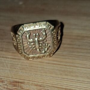 Gold Scorpion Ring
